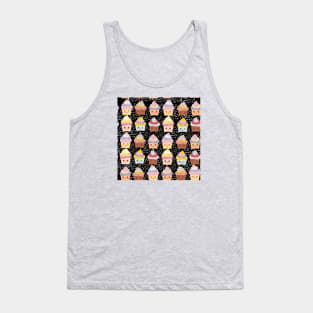 Seamless pattern Cupcake Tank Top